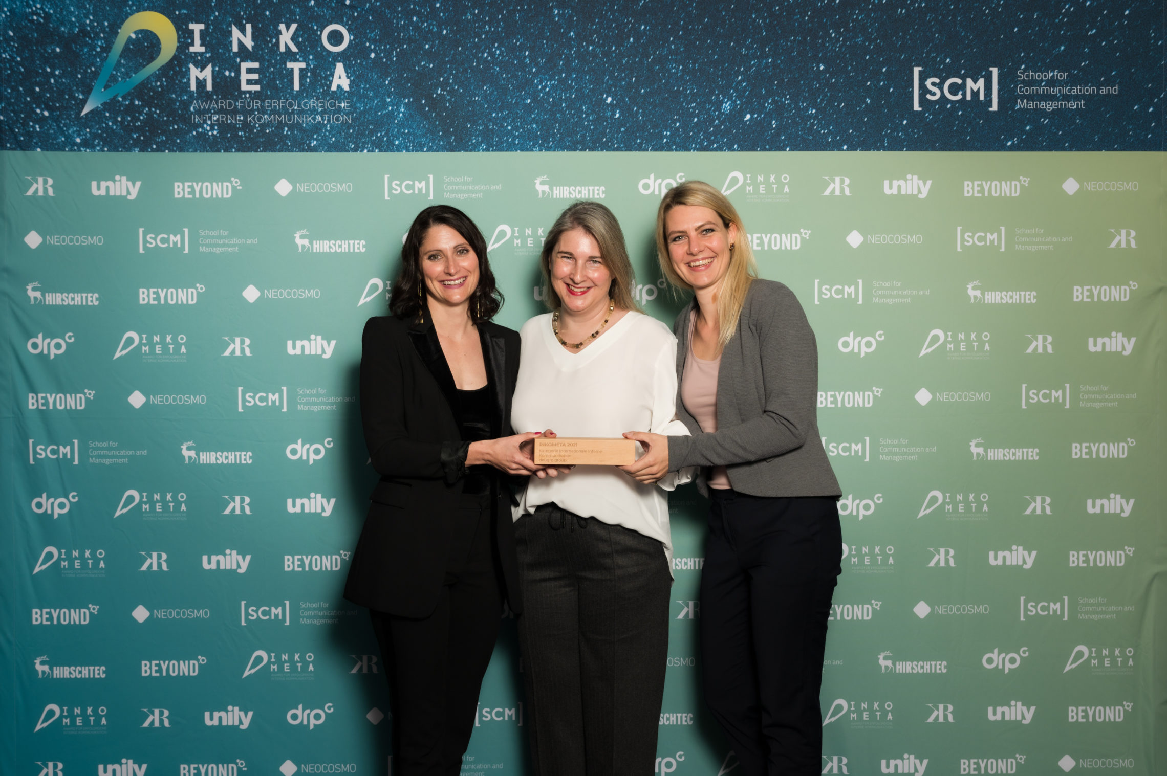 From left to right: Kathrin Planiczky, KP Kommunikationsberatung, Pamela Wilczek, Director Global Marketing, Communications and Strategy, Corporate Communication and Marketing, deugro group, Daniela Thomas, Communications Specialist, Corporate Communication and Marketing, deugro group